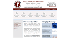 Desktop Screenshot of moultonpodiatry.com